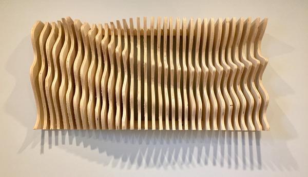 3D Wooden Wall Art - "Parametric Wave" – ModiD