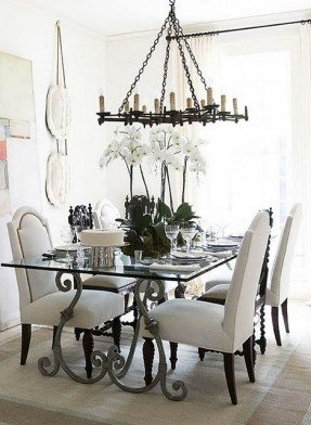 Glass Top Wrought Iron Dining Table for 2020 - Ideas on Fot