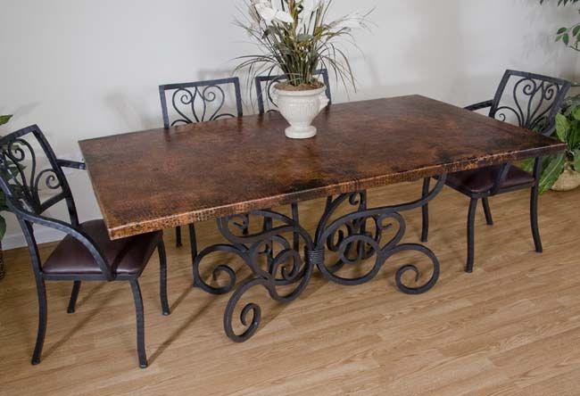 copper and iron dining table 255: western passion DEYUBMQ .