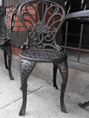 Wrought Iron Finishing | Iron patio furniture, Metal patio .