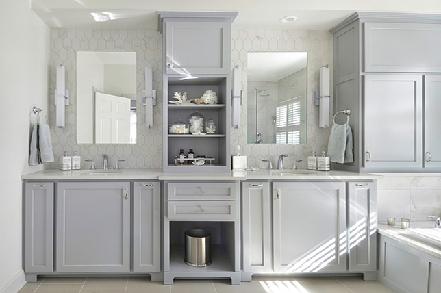 light gray bathroom colors 