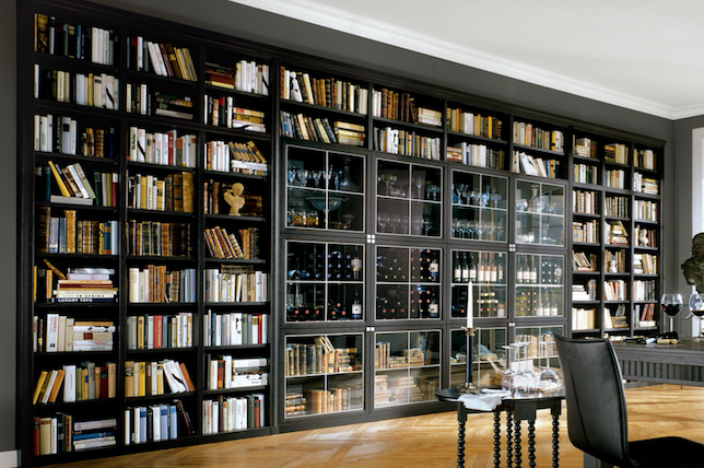 Wall-to-wall home library ideas