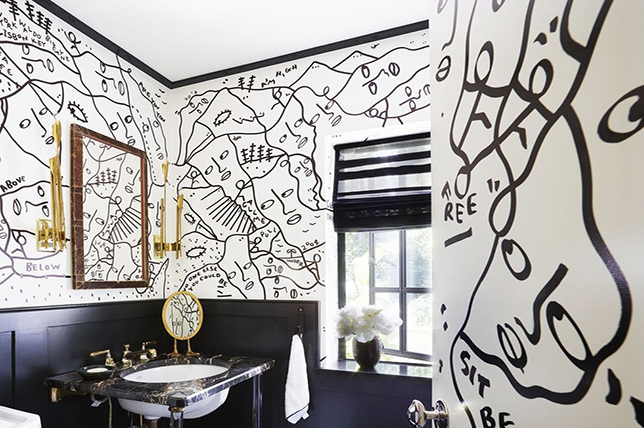 Wallpaper bathroom ideas 2019