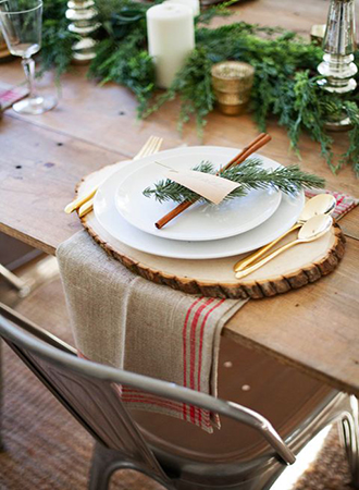 rustic holiday table decoration ideas