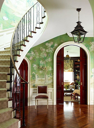 patterned staircase ideas
