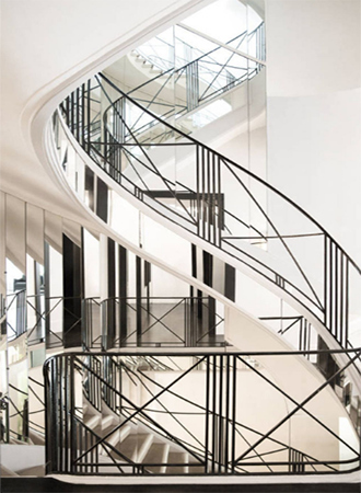 mirrored staircase ideas