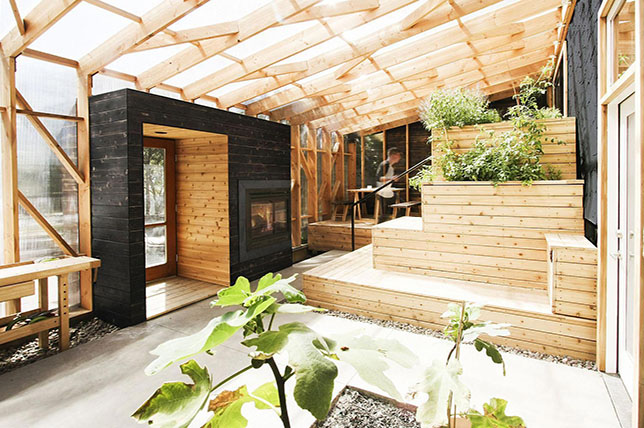 greenhouse modern deck ideas