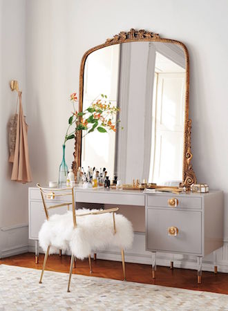 modern bedroom vanity