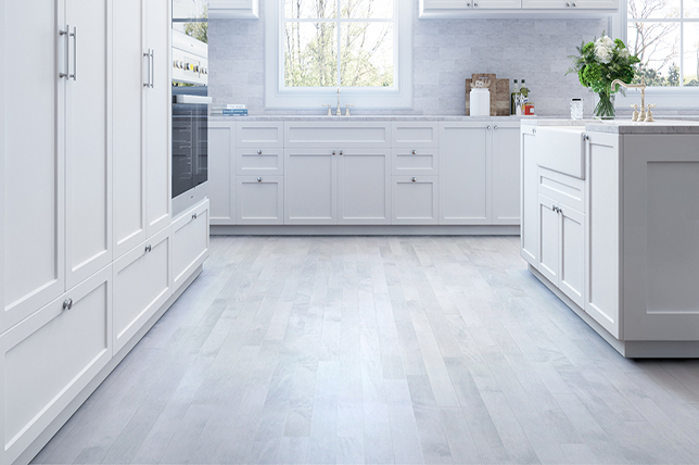 gray laminate Kitchen Flooring ideas 2019