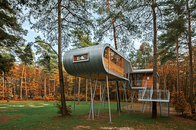 modern tree house backyard ideas