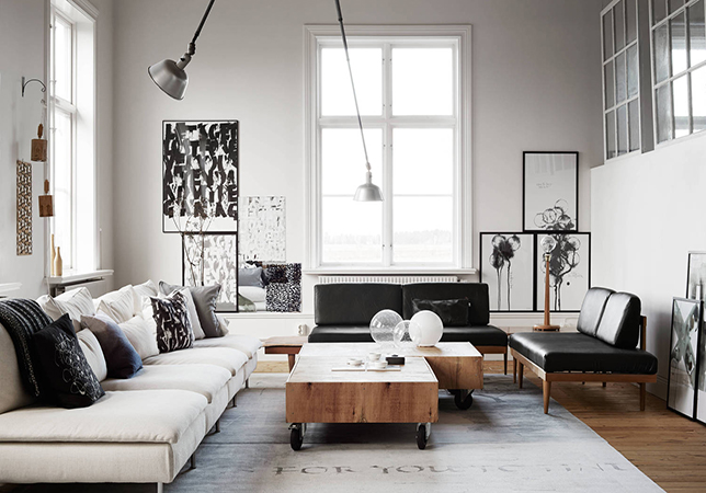 modern living room interior design art