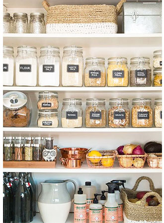 Kitchen pantry for the vacation