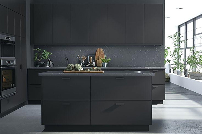 All black matte kitchen appliances trend