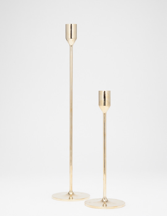 minimalist brass chandelier