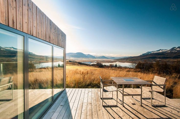 Akureyri Island Design retreat cabin outside