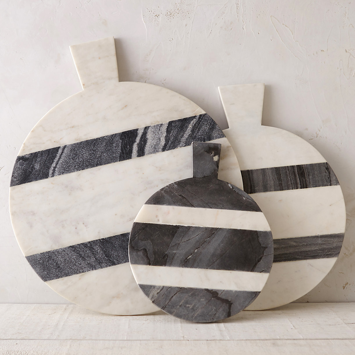 black striped marble cheese board