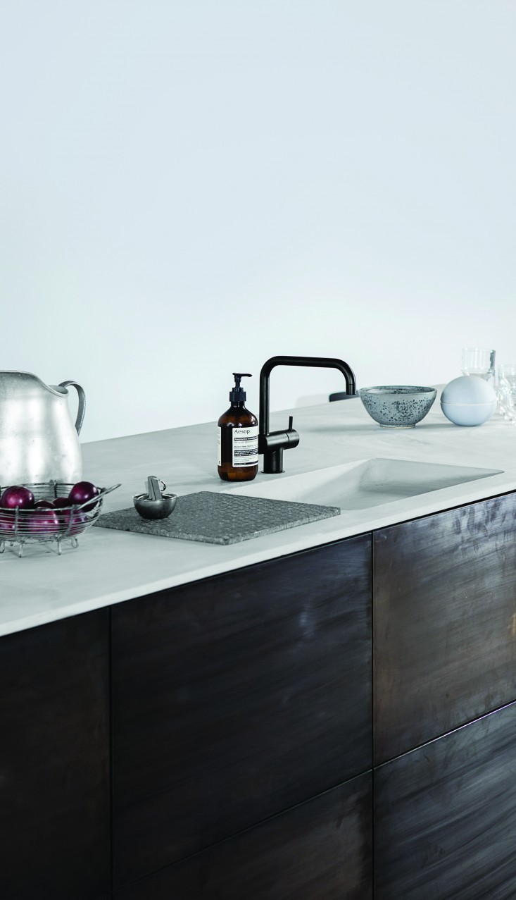Danish kitchen design reclaimed cabinets