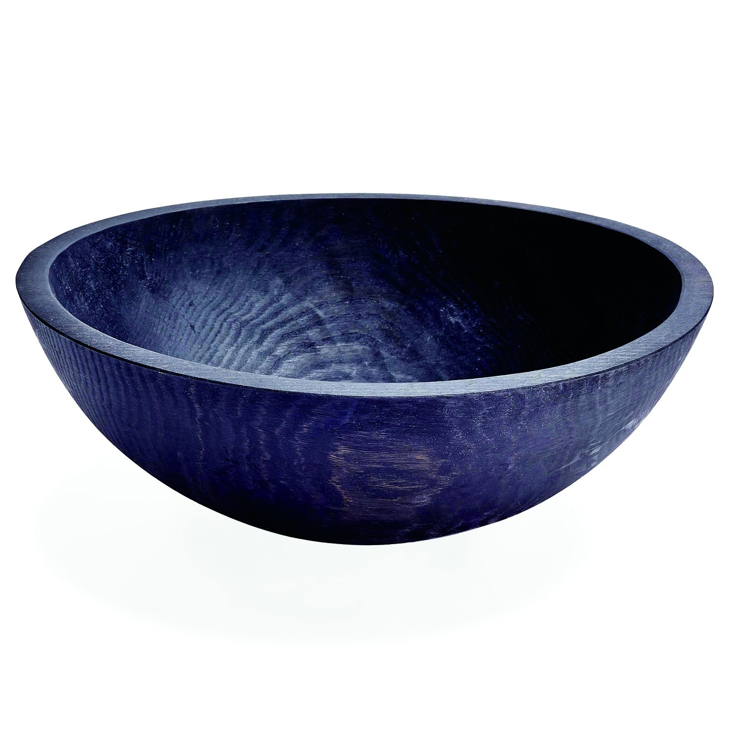 blue ebonized bowl