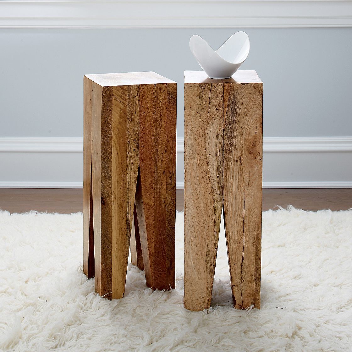 small wooden side tables
