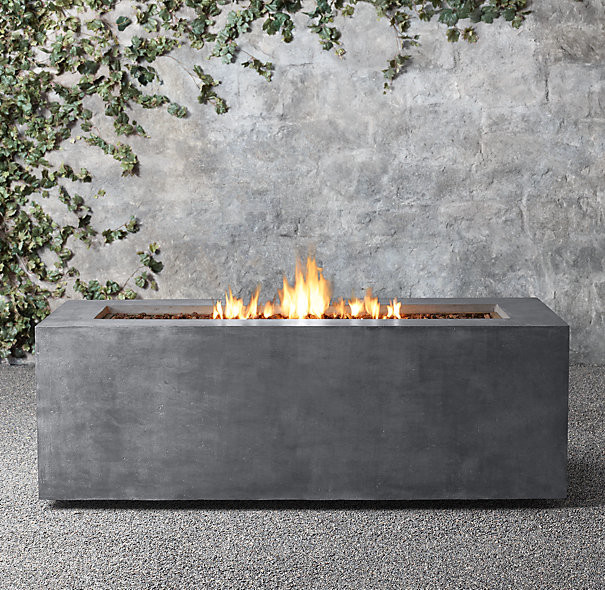gray stone fireplace