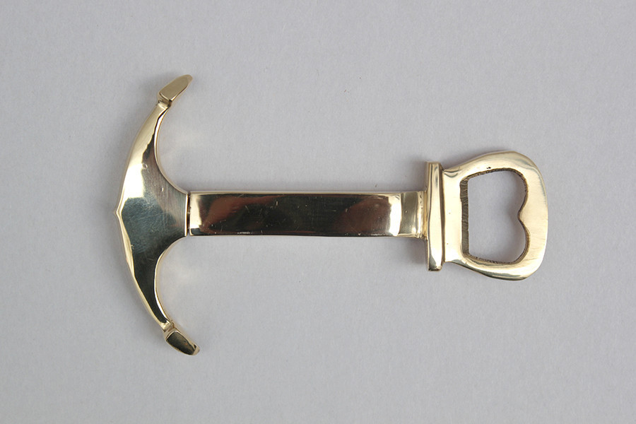 Brass anchor corkscrew
