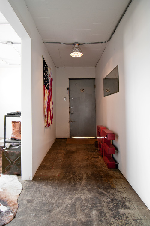 American flag hallway design