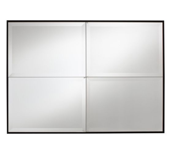 simple rectangular wall mirror