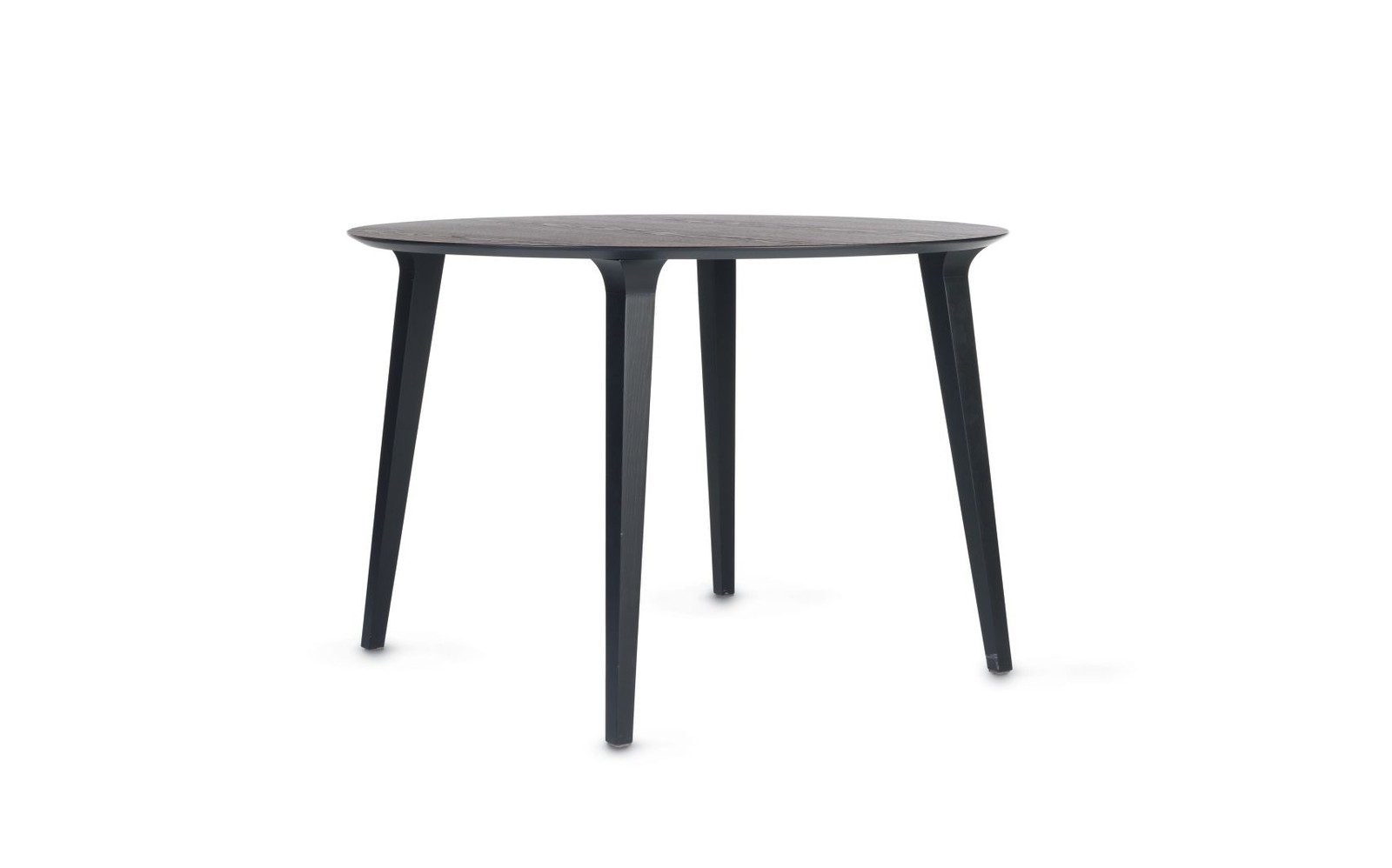 small slim black side table