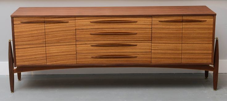 Retro wooden console table