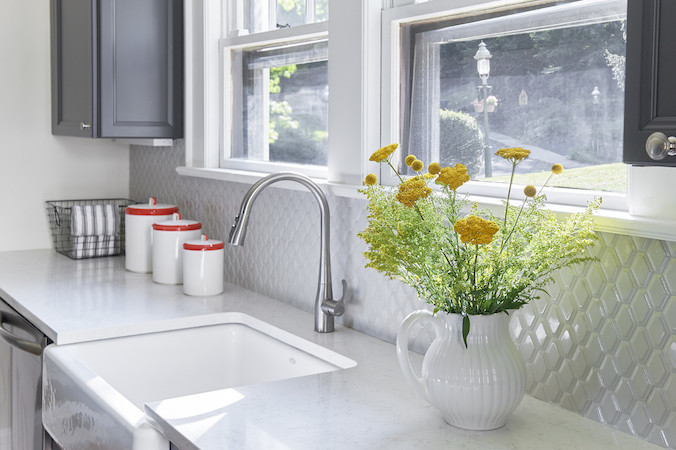 Home decor trends white tile backsplash
