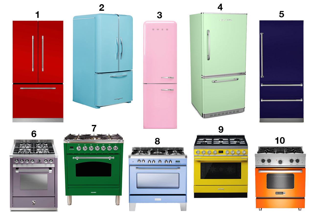 Colorful Kitchen Appliances