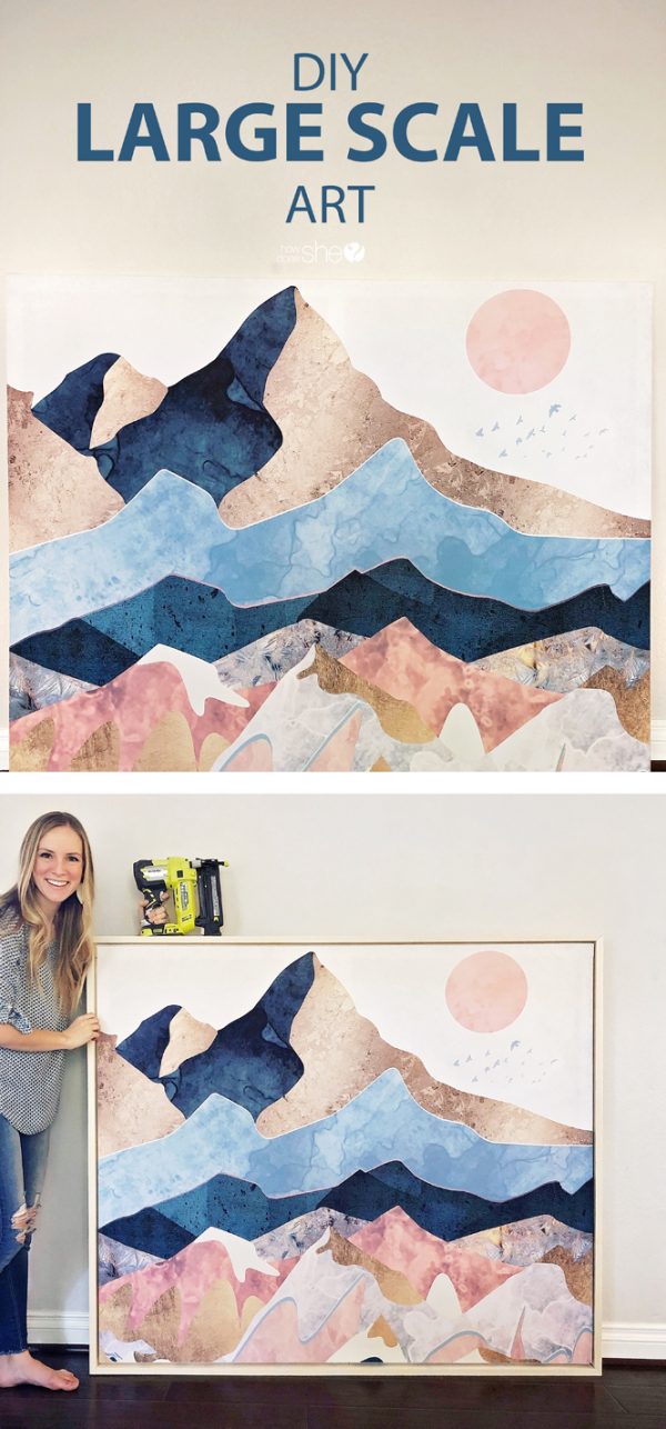 How To Hang Large Scale Art