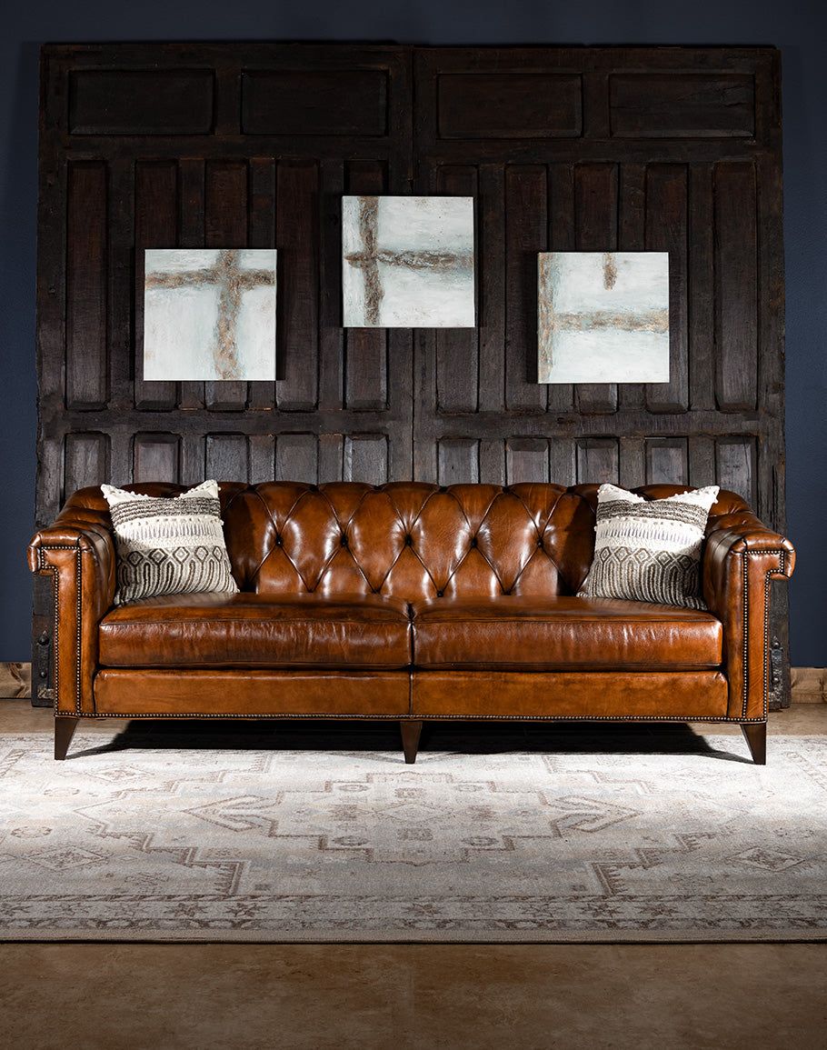 The Timeless Elegance of Leather Chesterfield Sofas