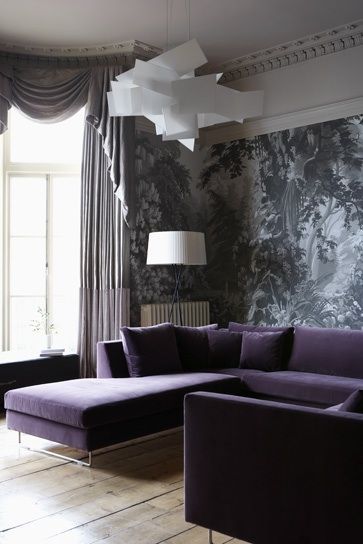 The Alluring Charm of a Lavender-Colored Couch