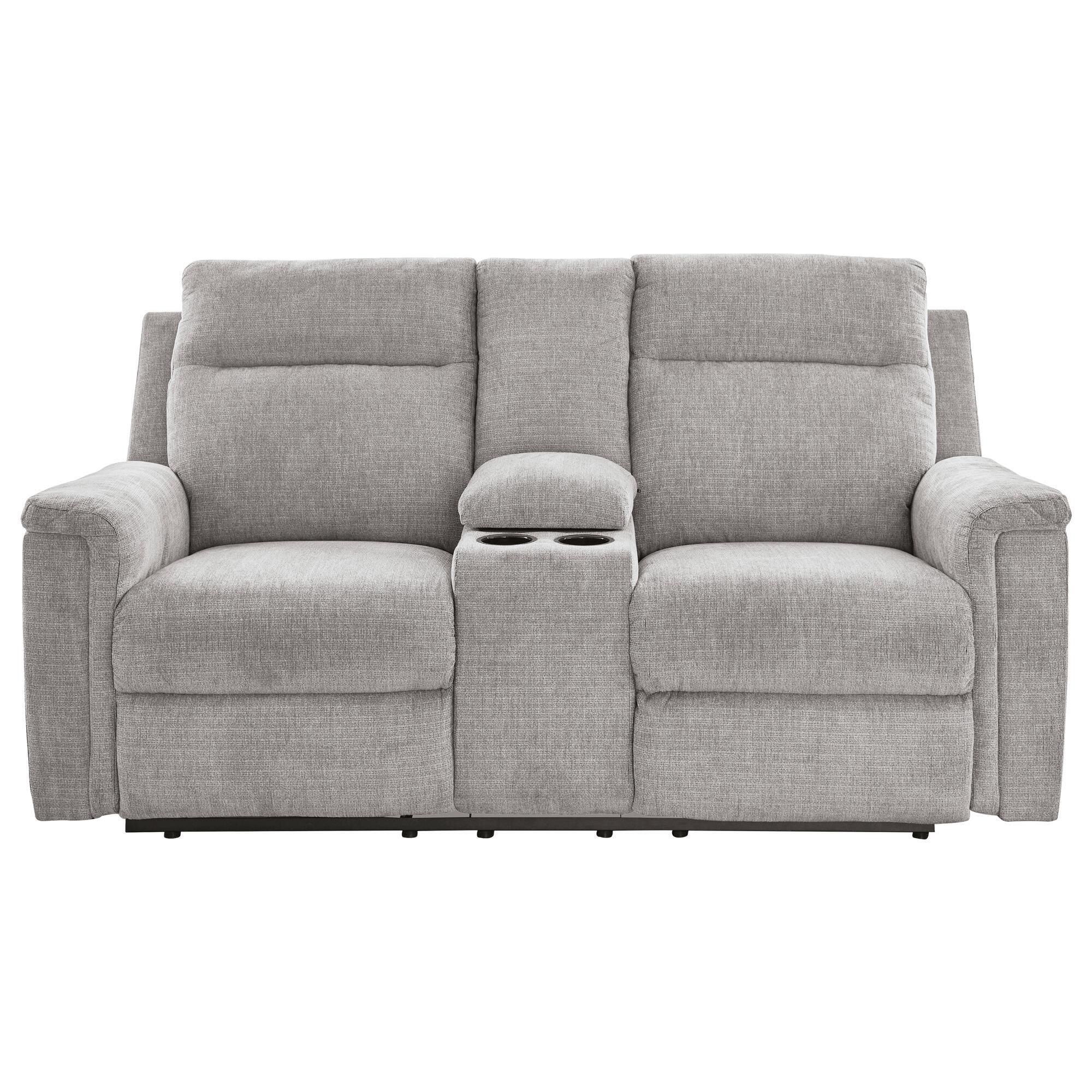 The Comfort of a Reclining Loveseat with Center Console