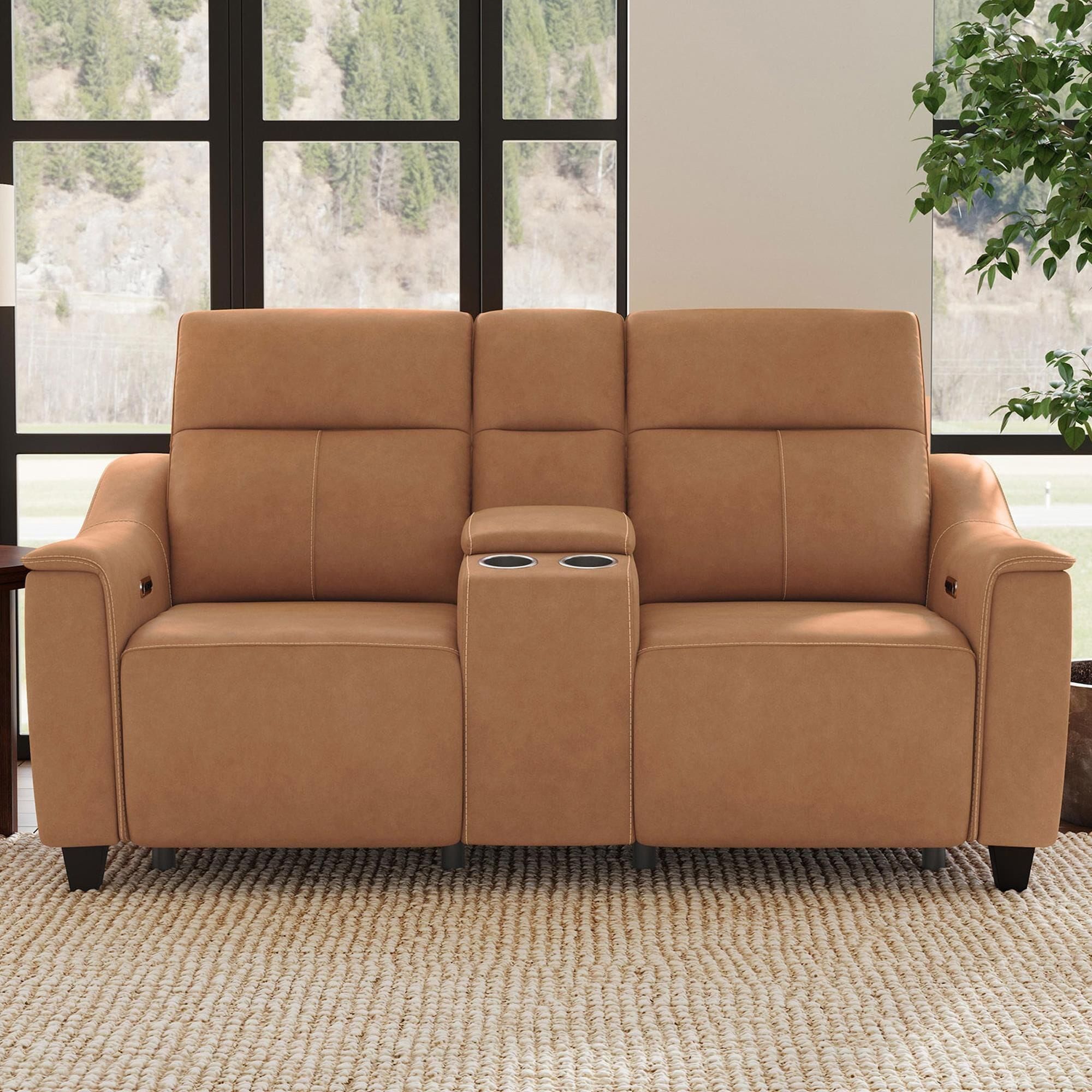 The Ultimate Comfort: Reclining Loveseat with Console