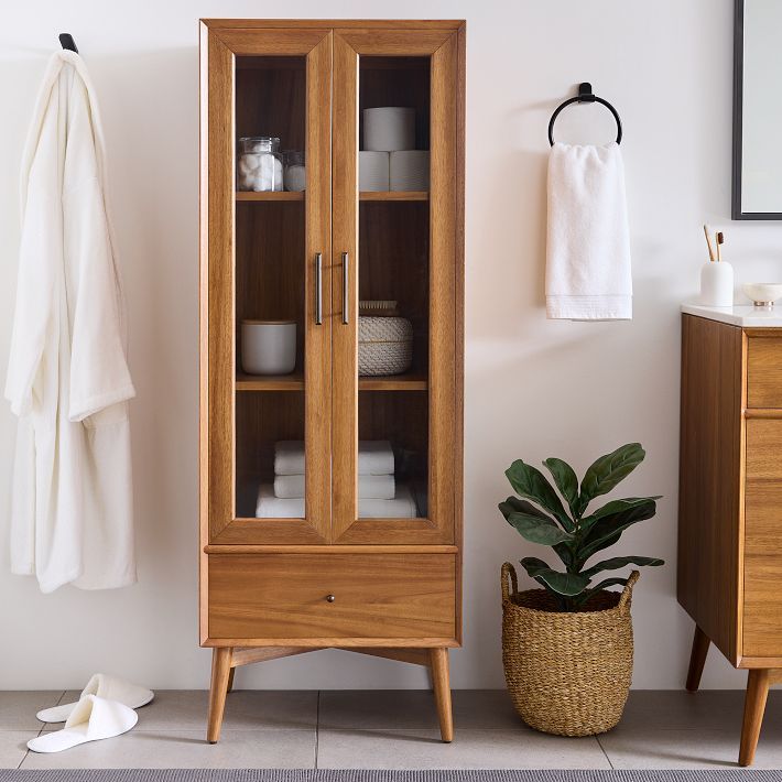 Organize Your Bathroom with Stylish Storage Cabinets