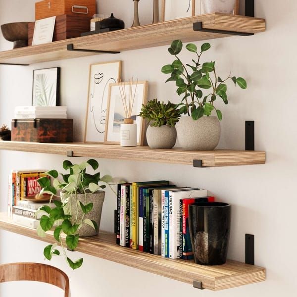 The Beauty of Wooden Wall Mounted Shelves