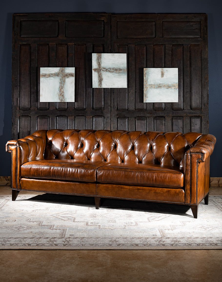 The Timeless Elegance of Leather Chesterfield Sofas