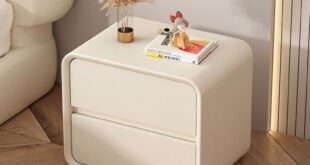 White Bedside Table With Drawers