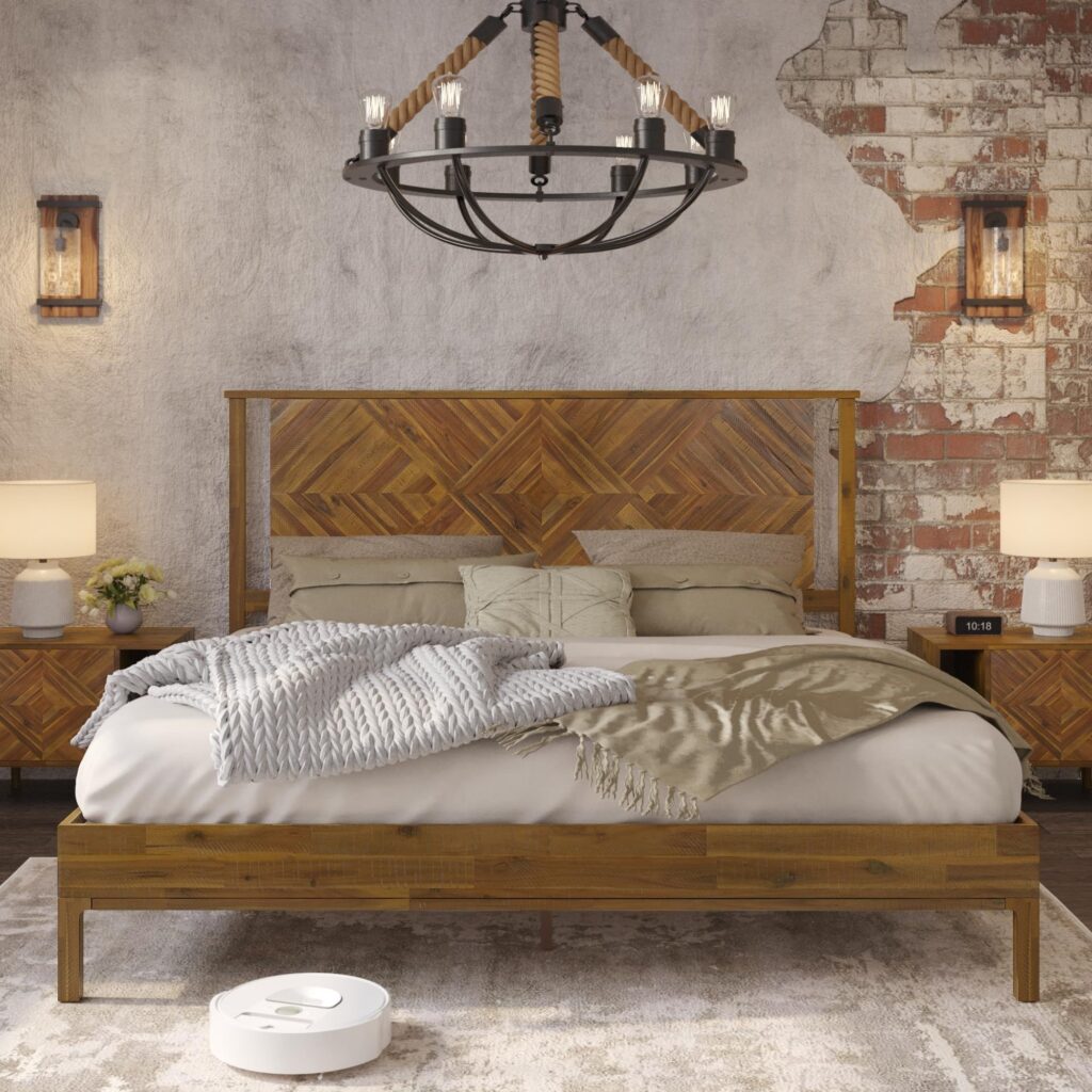 Wooden King Size Bed Frame