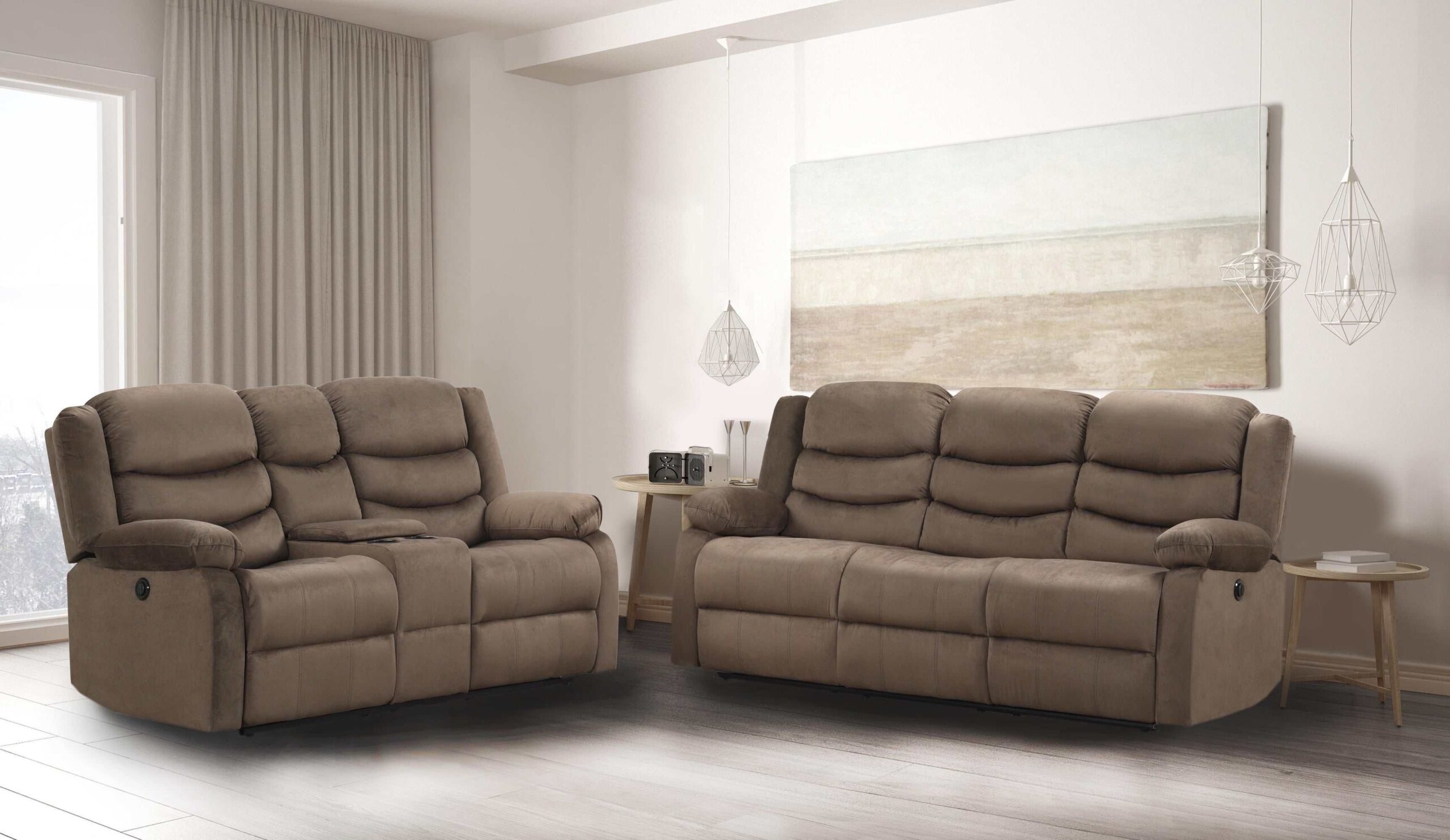 The Ultimate Comfort: Reclining Loveseat with Console