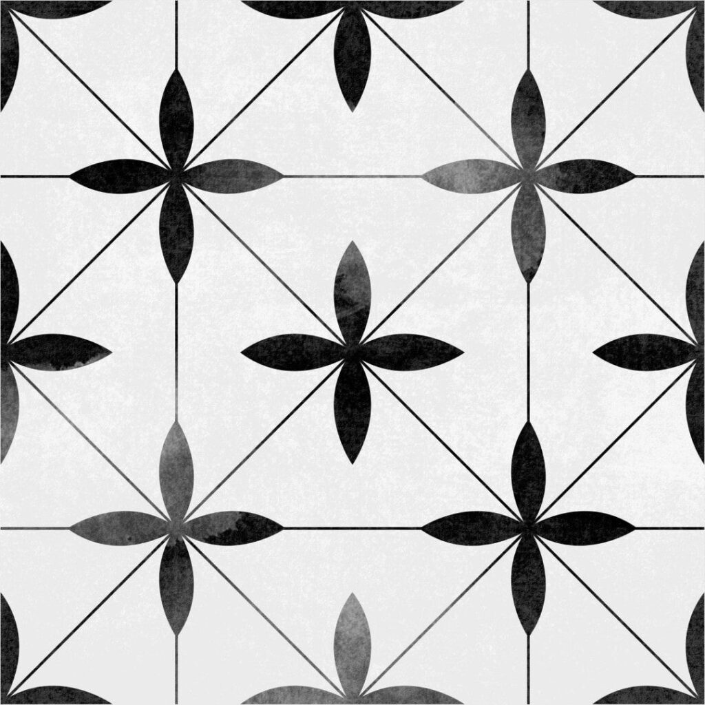 Black And White Ceramic Tile