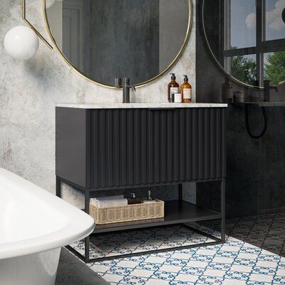 Elegant Black Bathroom Vanity: A Stylish Addition to Your Home