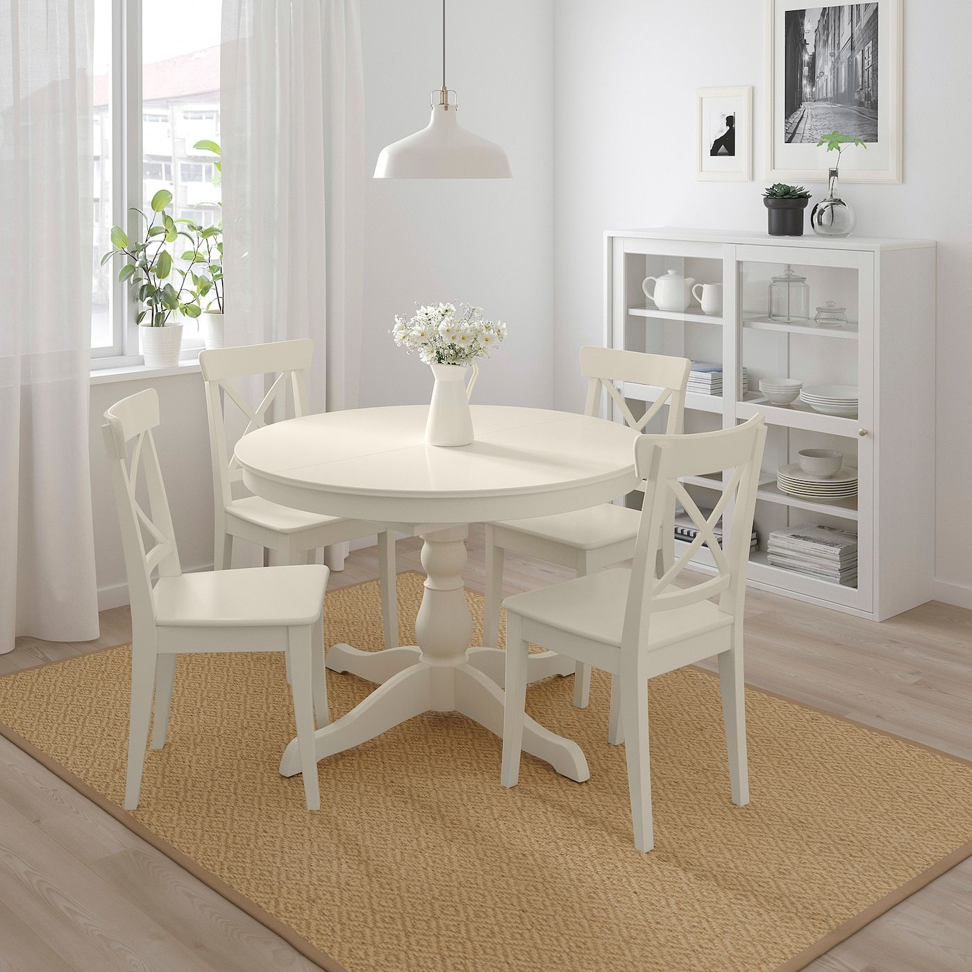 Elegant White Dining Table and Chairs: A Timeless Combination