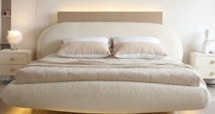 White King Size Bed Frame
