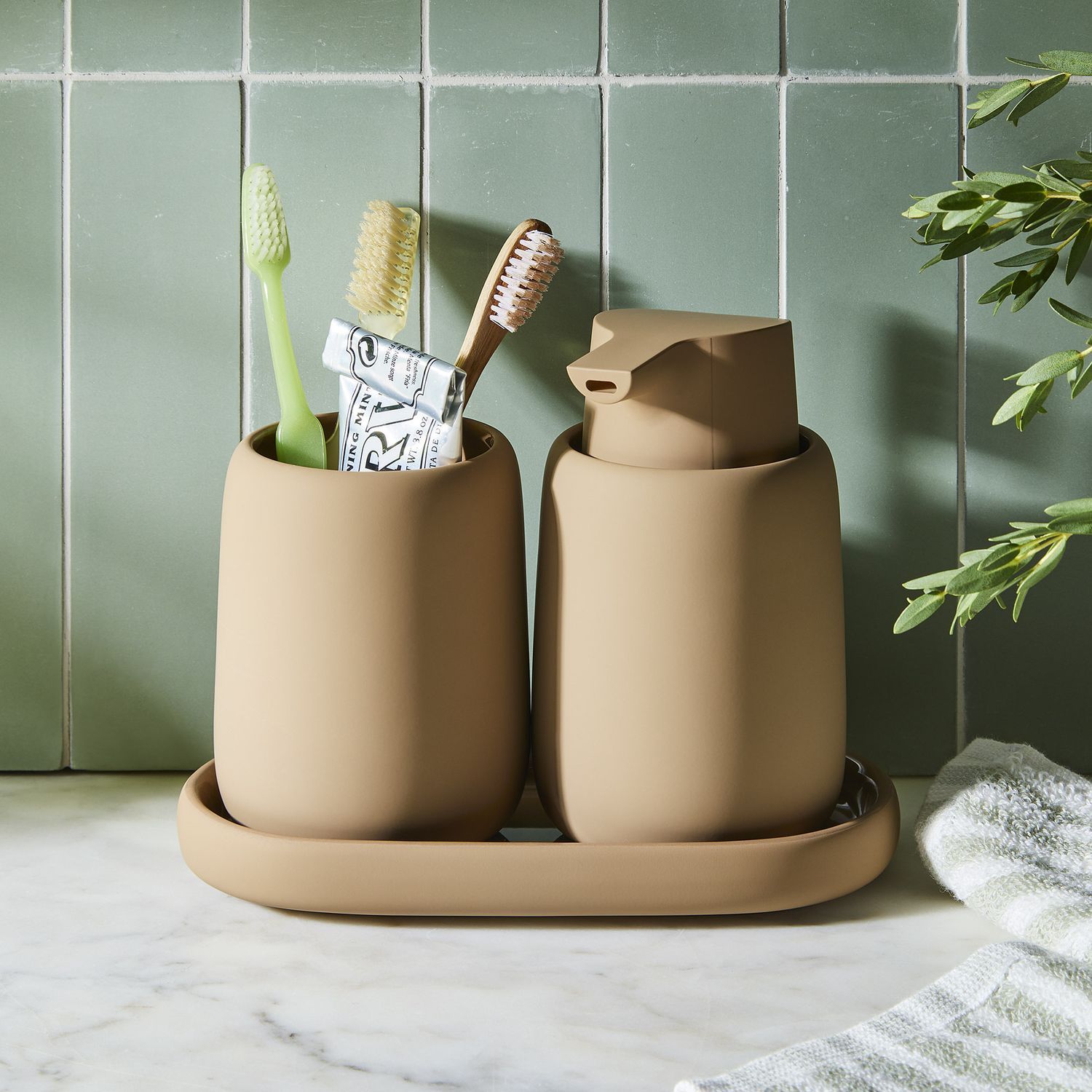 Bathroom Countertop Storage