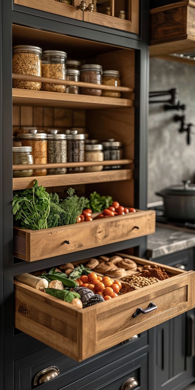 Maximizing Storage Space with Kitchen Shelving