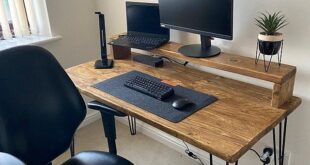 Computer Desk With Shelves