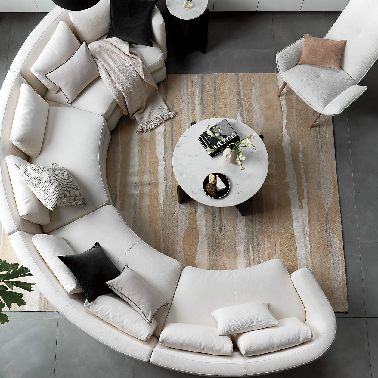 The Comfort and Style of a Round Sofa for Your Living Room